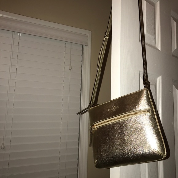 Gold Kate Spade Cross Body Bag - Picture 6 of 8